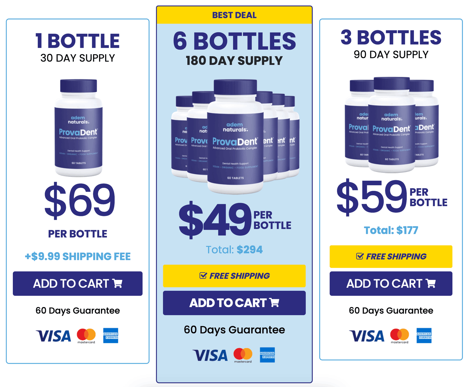 Prova-Dent-pricing